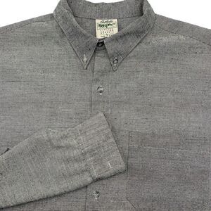 Mossimo Men's Long Sleeve Gray Geometric Button Down Large Limited‎ Shirt NWT